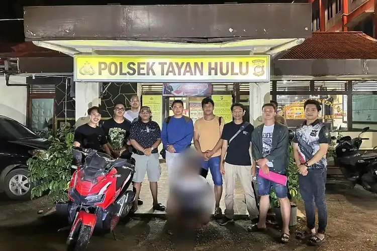 Polsek Entikong Ringkus Pencuri Honda ADV 150 Bermodus Silaturahmi di Sanggau