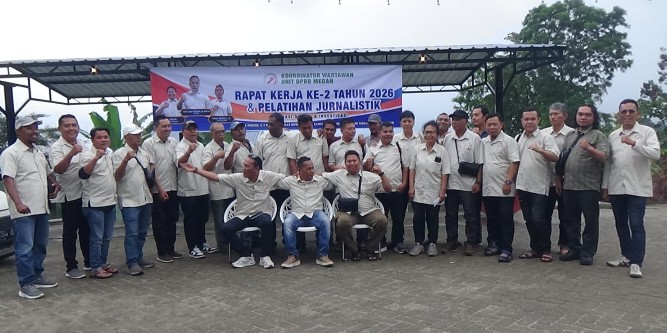 Wartawan DPRD Medan Perkuat Fungsi Kontrol Kebijakan di Raker Simalungun