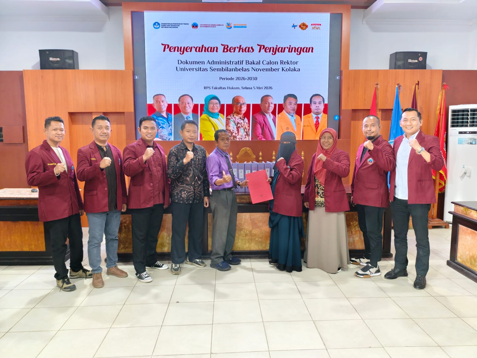Pilrek USN Kolaka: Panitia Serahkan Berkas, Dua Bakal Calon Dinyatakan TMS