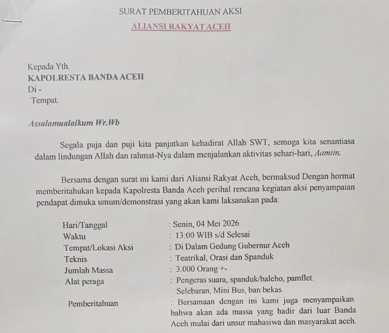 Demo Kantor Gubernur Aceh, 3.000 Massa Desak Pencabutan Pergub JKA