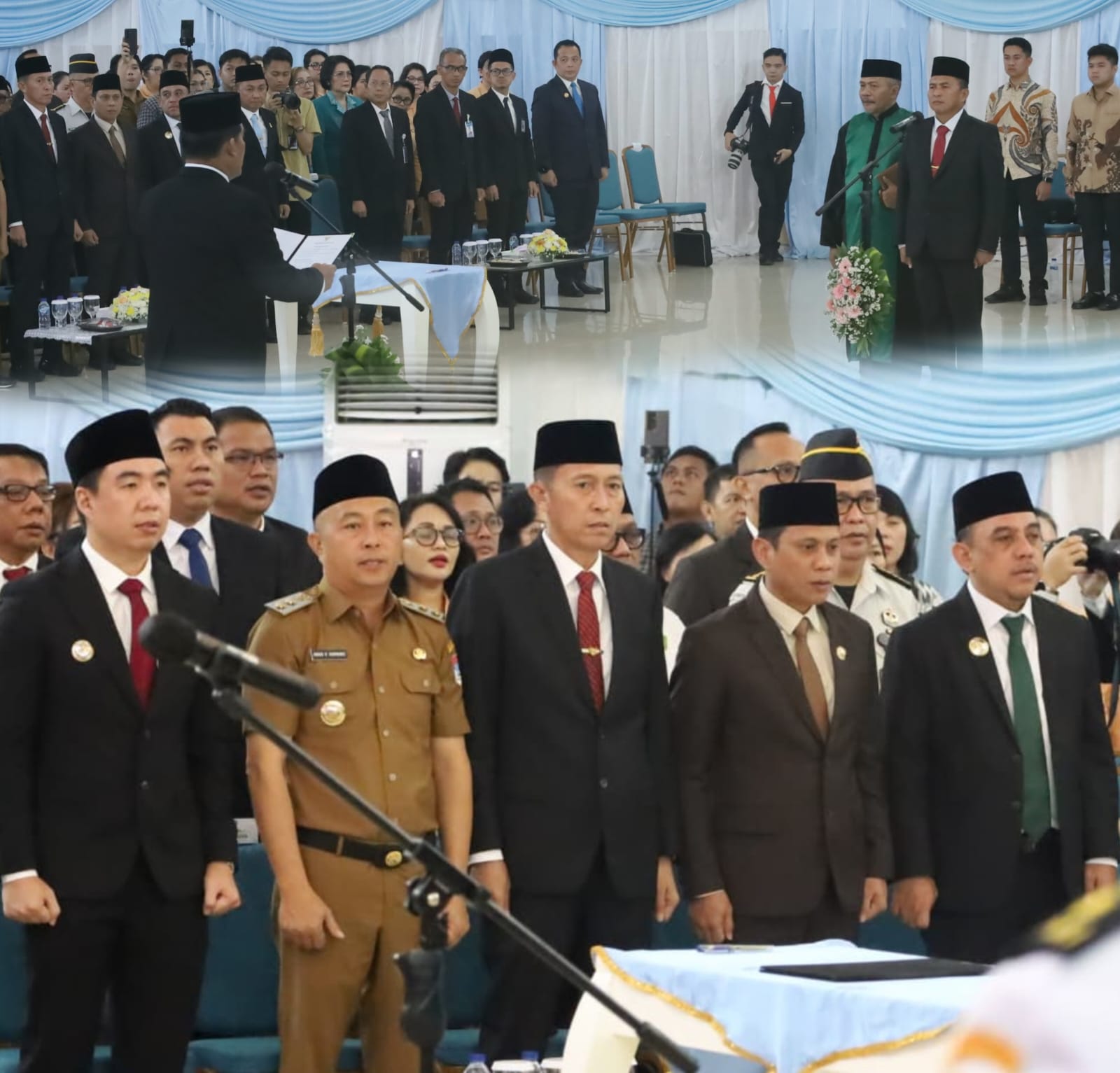 Bupati Bolsel Iskandar Kamaru Hadiri Pelantikan Sekprov Sulut di Manado