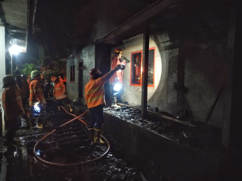 Warung Sembako di Karangasem Ludes Terbakar, Kerugian Rp100 Juta