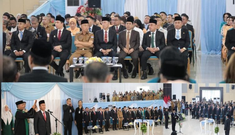 Tahlis Gallang Resmi Sekprov Sulut, Wali Kota Weny Gaib Titip Harapan