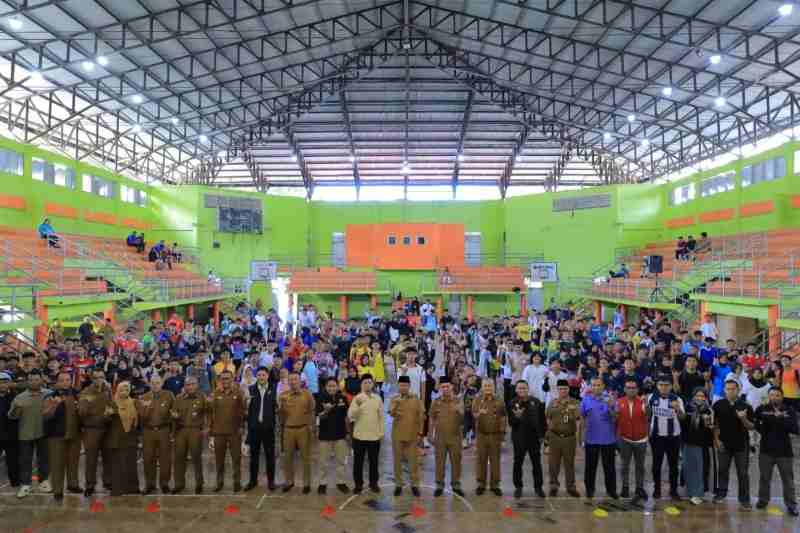 Persiapan Porprov 2026, Ketua DPRD Pasaman Pantau Tes Fisik Atlet
