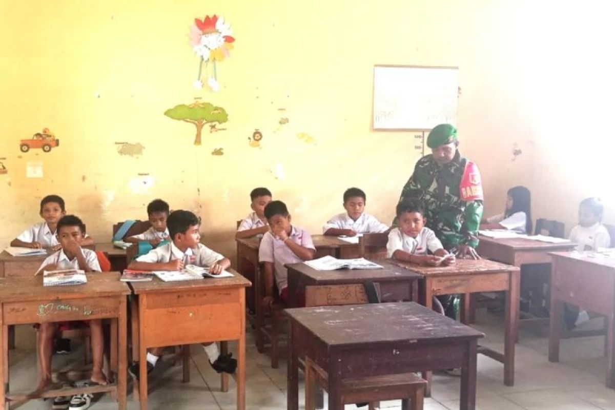 TNI Perkuat Karakter Pelajar di Kepulauan Talaud Lewat Wawasan Kebangsaan