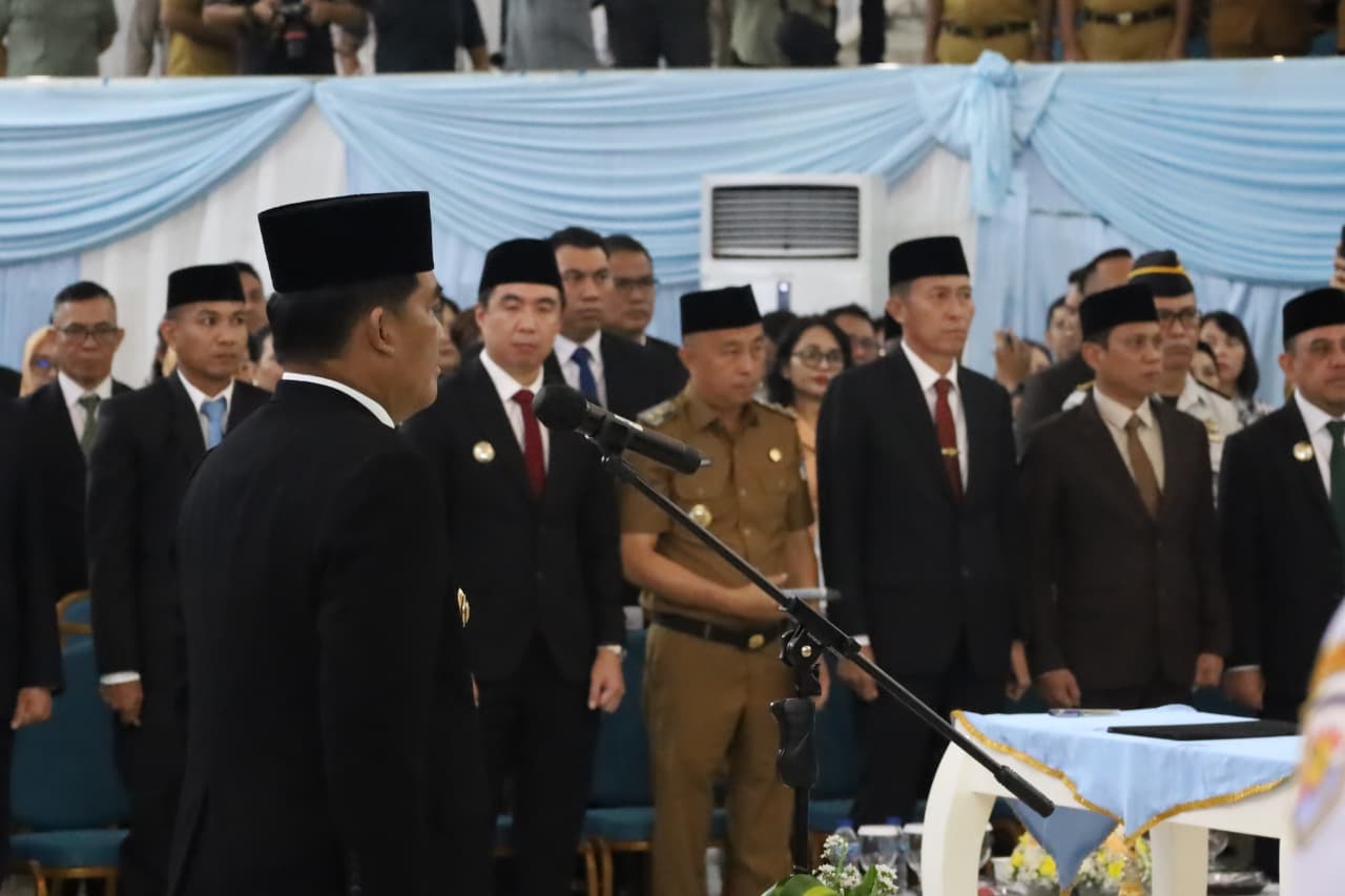 Bupati Bolsel Hadiri Pelantikan Sekprov Sulut, Tekankan Sinergi Pembangunan Daerah