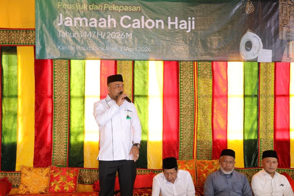 Bank Aceh Syariah Lepas 1.624 Jamaah Calon Haji dan Gelar Peusijuk