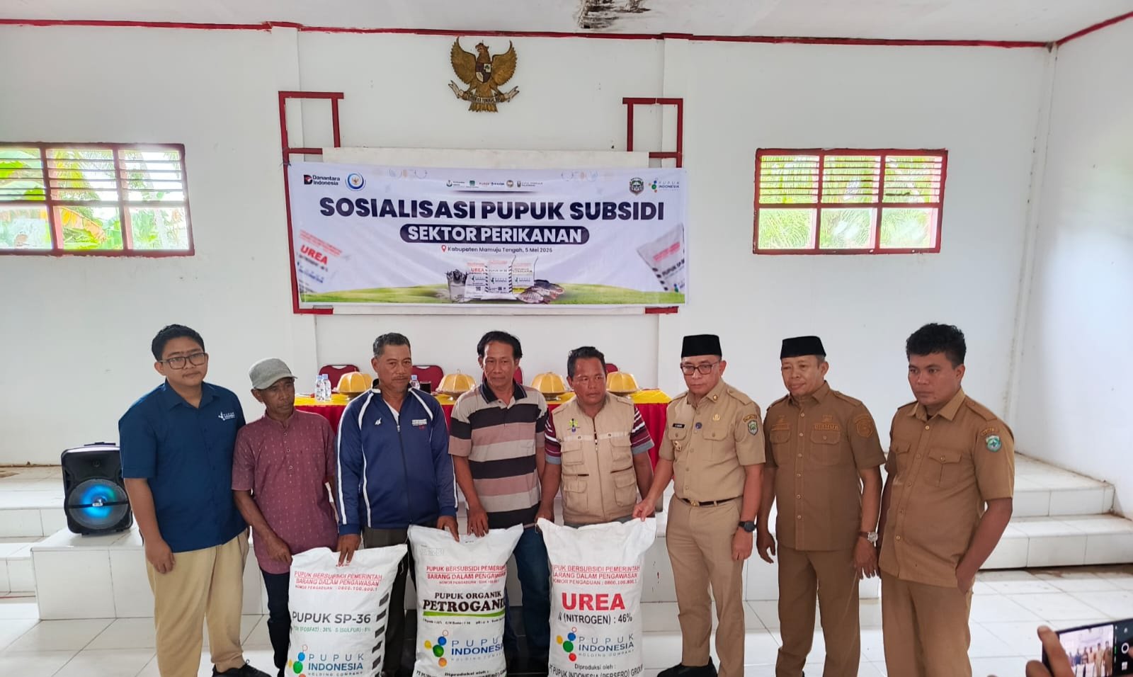 Mamuju Tengah Sosialisasi Pupuk Subsidi bagi Pembudidaya Ikan Lokal