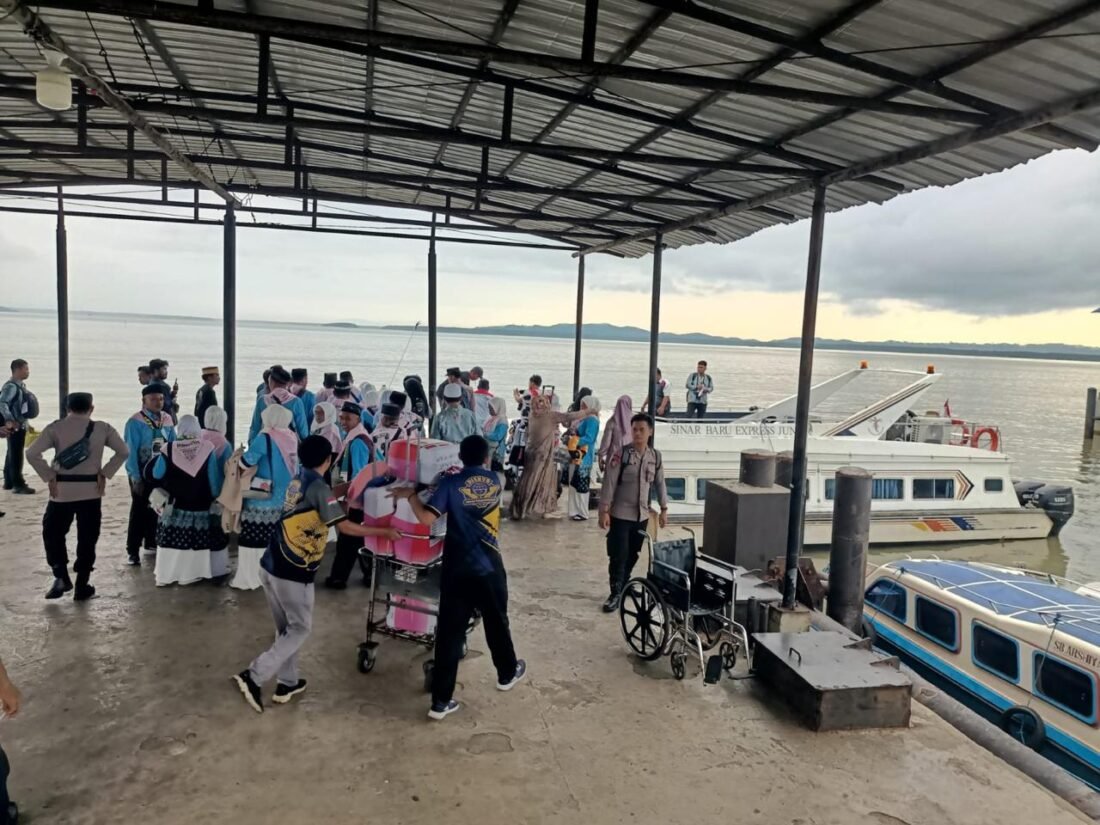 135 Jemaah Haji Nunukan Bertolak ke Tarakan Gunakan Dua Speedboat
