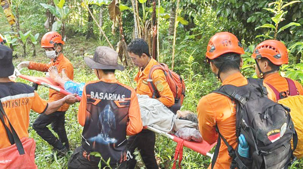 Tim SAR Temukan Lansia Hilang di Perkebunan Rambunan Minahasa Sulawesi Utara