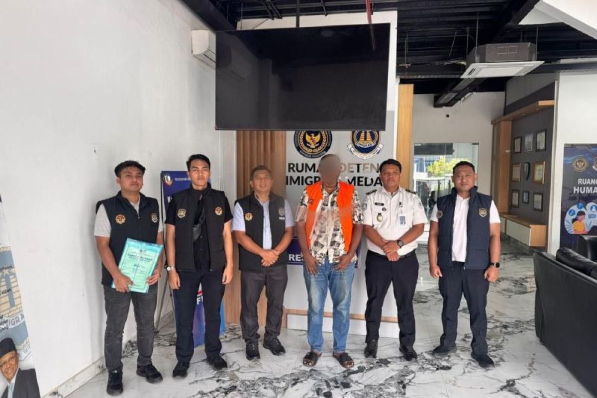 Imigrasi Belawan Pindahkan WNA Malaysia Tanpa Paspor ke Rudenim Medan