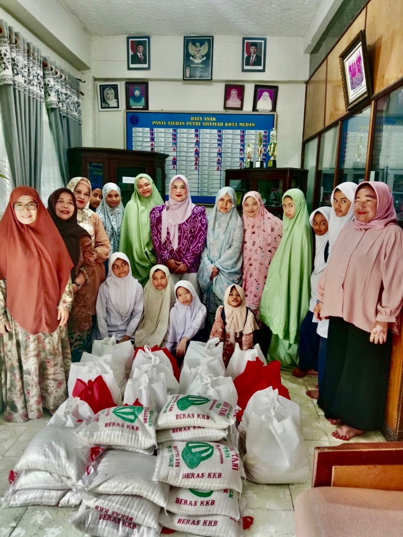 Medan Jadi Lokasi IKWI Sumut Salurkan Bantuan Panti dan Warakauri