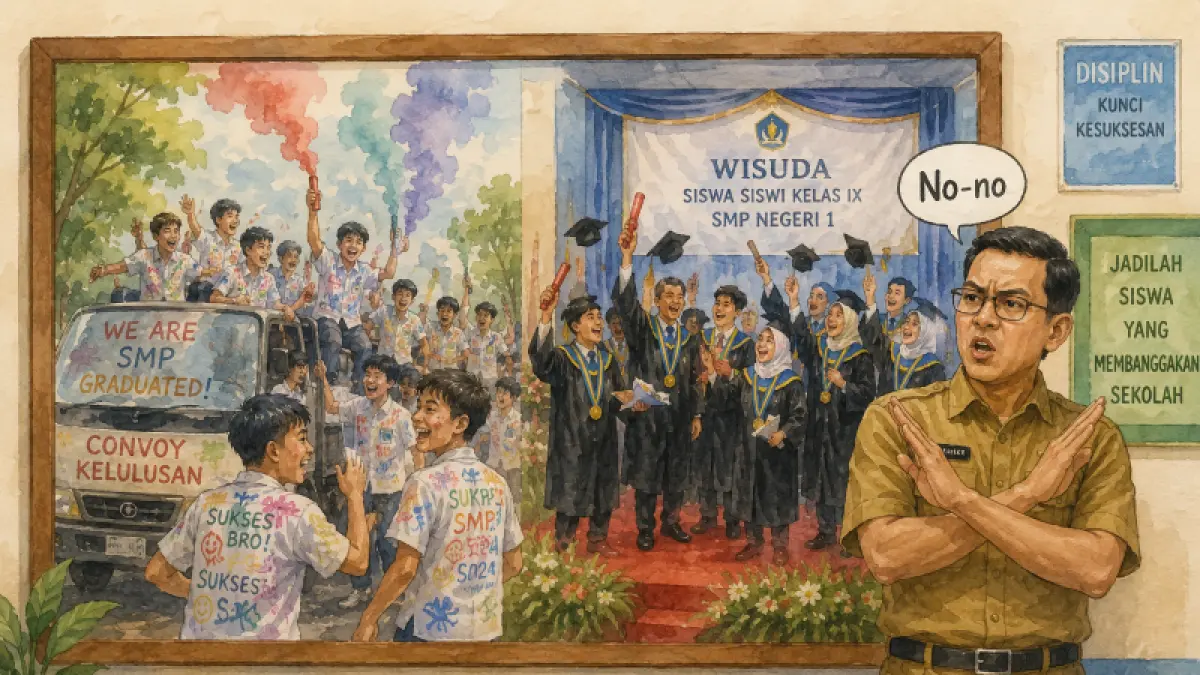 Pemprov DIY Larang Konvoi Kelulusan dan Wisuda Mewah SMA SMK
