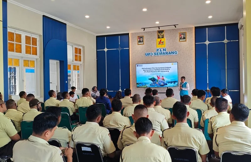 PLN UP3 Semarang Gembleng 67 Personel Satpam Guna Perkuat Keamanan Aset