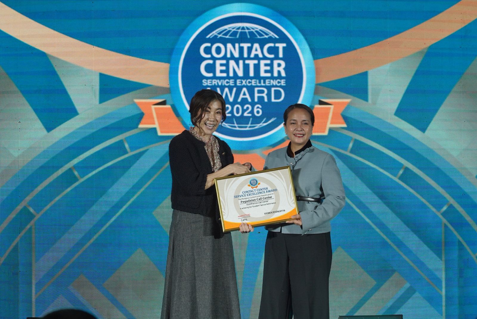 Pegadaian Sumbagsel Raih Top CX Brand Award 2026 Berkat Layanan Prima