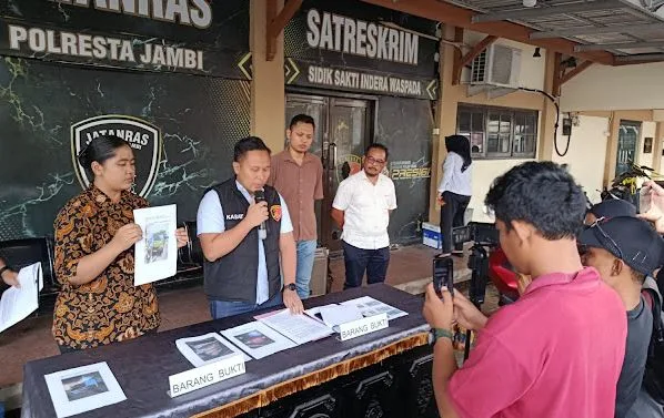 Polresta Jambi Ringkus 5 Penimbun BBM Subsidi Bermodus Barcode MyPertamina