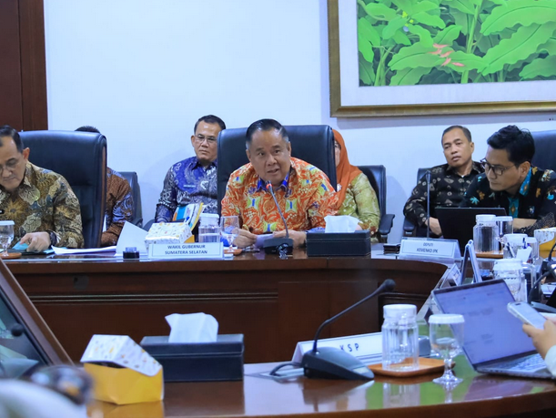 Wagub Sumsel Cik Ujang Dorong Percepatan Tol Betung-Jambi di Jakarta