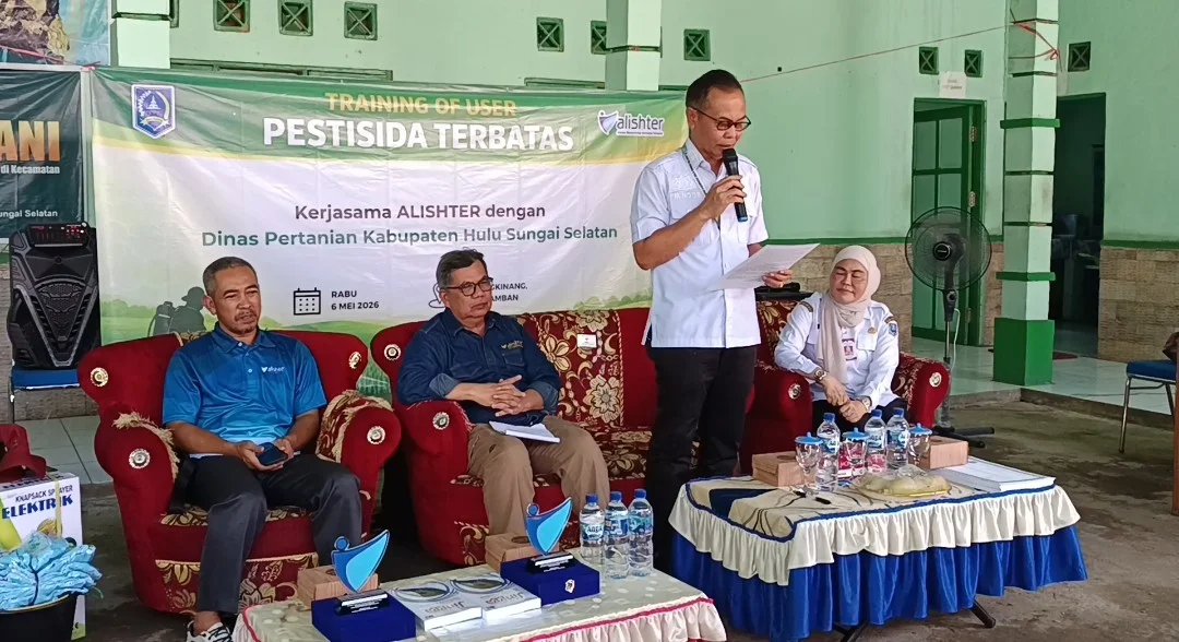 Alishter Latih 100 Petani Hulu Sungai Selatan Gunakan Pestisida Aman