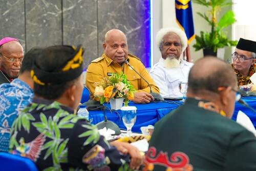 Gubernur Papua Matius D. Fakhiri Ajak Tokoh Agama Wujudkan Visi Papua Cerah