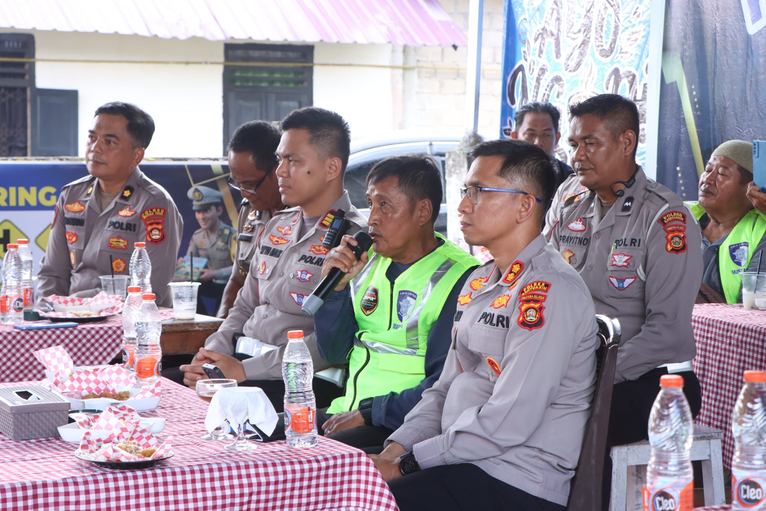 Polres Banyuasin Luncurkan Kedai Komba Fasilitas Kesehatan Gratis bagi Ojek