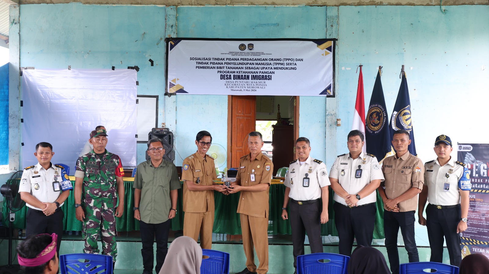 Imigrasi Morowali Salurkan Bibit Tanaman Perkuat Ketahanan Pangan Warga