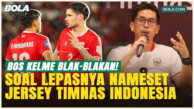 Kelme Indonesia Ungkap Investigasi Nameset Jersey Timnas yang Lepas