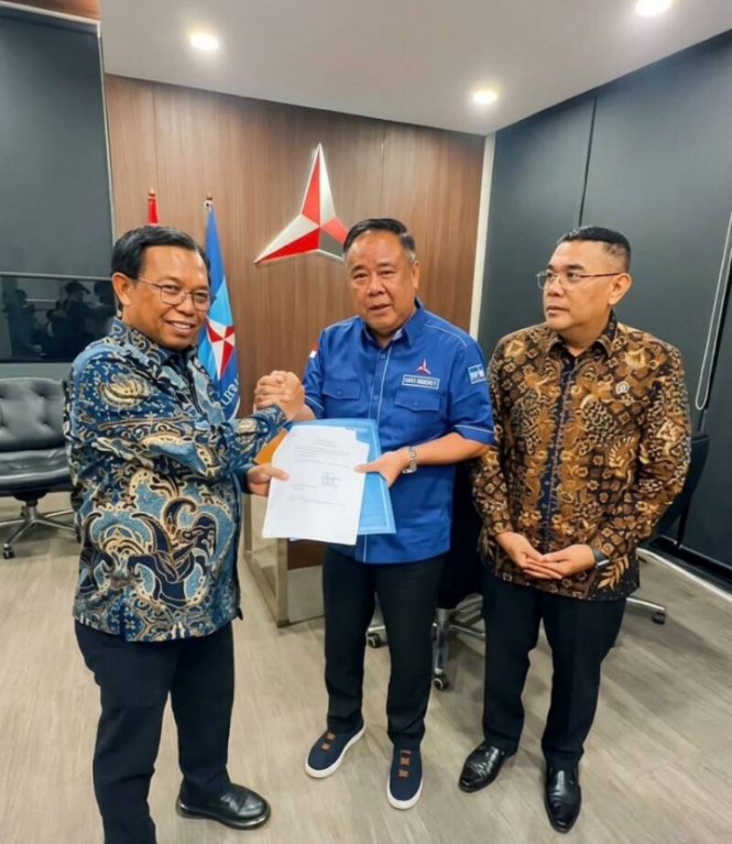 Demokrat Sumsel Resmi Dipimpin Cik Ujang, Targetkan Menang Pemilu 2029
