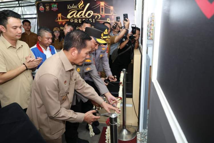 Polda Sumsel Resmikan Kedai ADO Presisi, Ojol Kini Jadi Mitra Kamtibmas