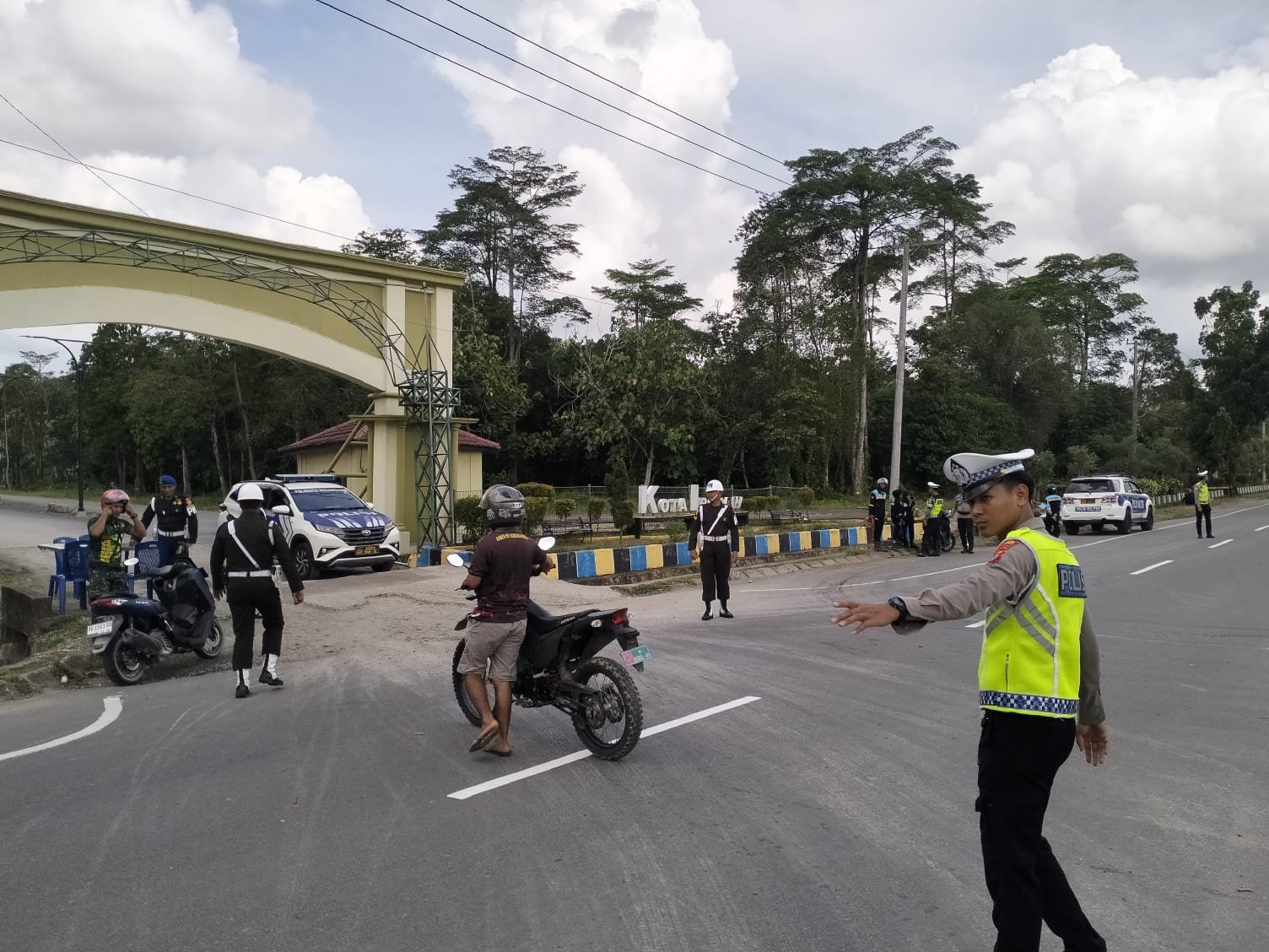 Polresta Bulungan dan PM Gelar Razia Gabungan di Tanjung Selor
