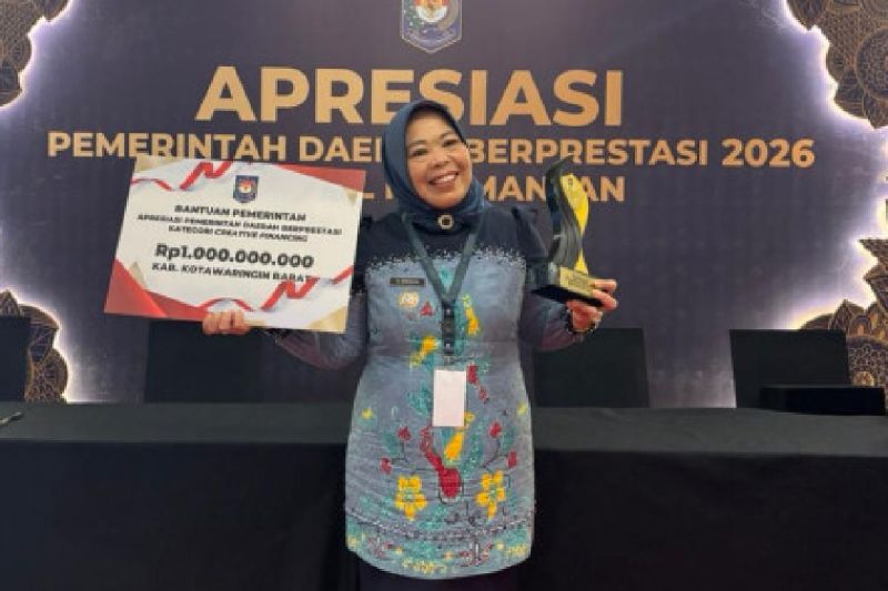 Kobar Raih Penghargaan Creative Financing Kemendagri di Regional Kalimantan