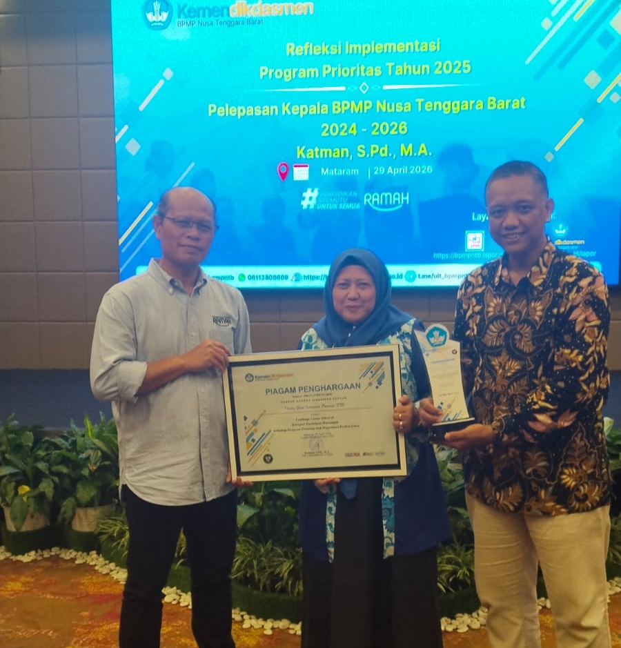 IGI NTB Raih Anugerah BPMP Berkat Konsistensi Transformasi Mutu Guru