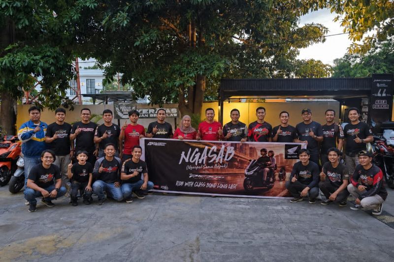Pengguna Honda PCX 160 Palu Jelajahi Ikon Kota Lewat Agenda NGASAB