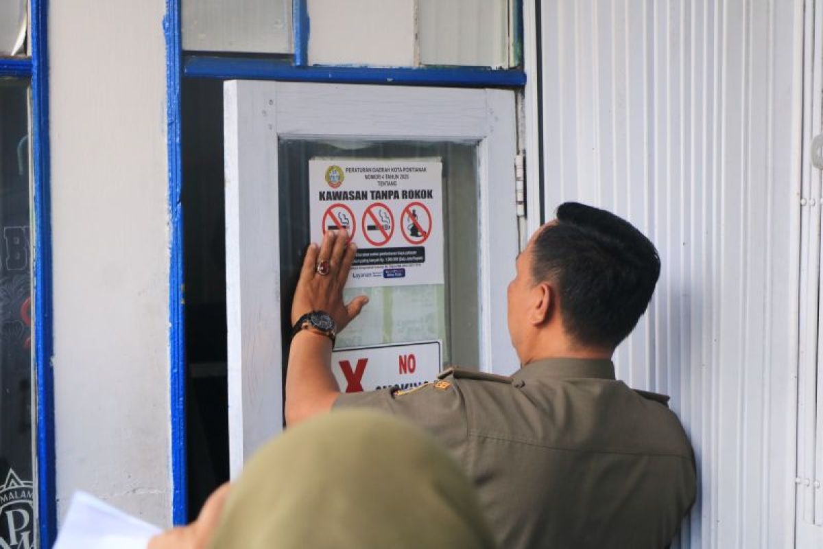 Langgar Kawasan Tanpa Rokok di Pontianak Kini Didenda Rp250 Ribu