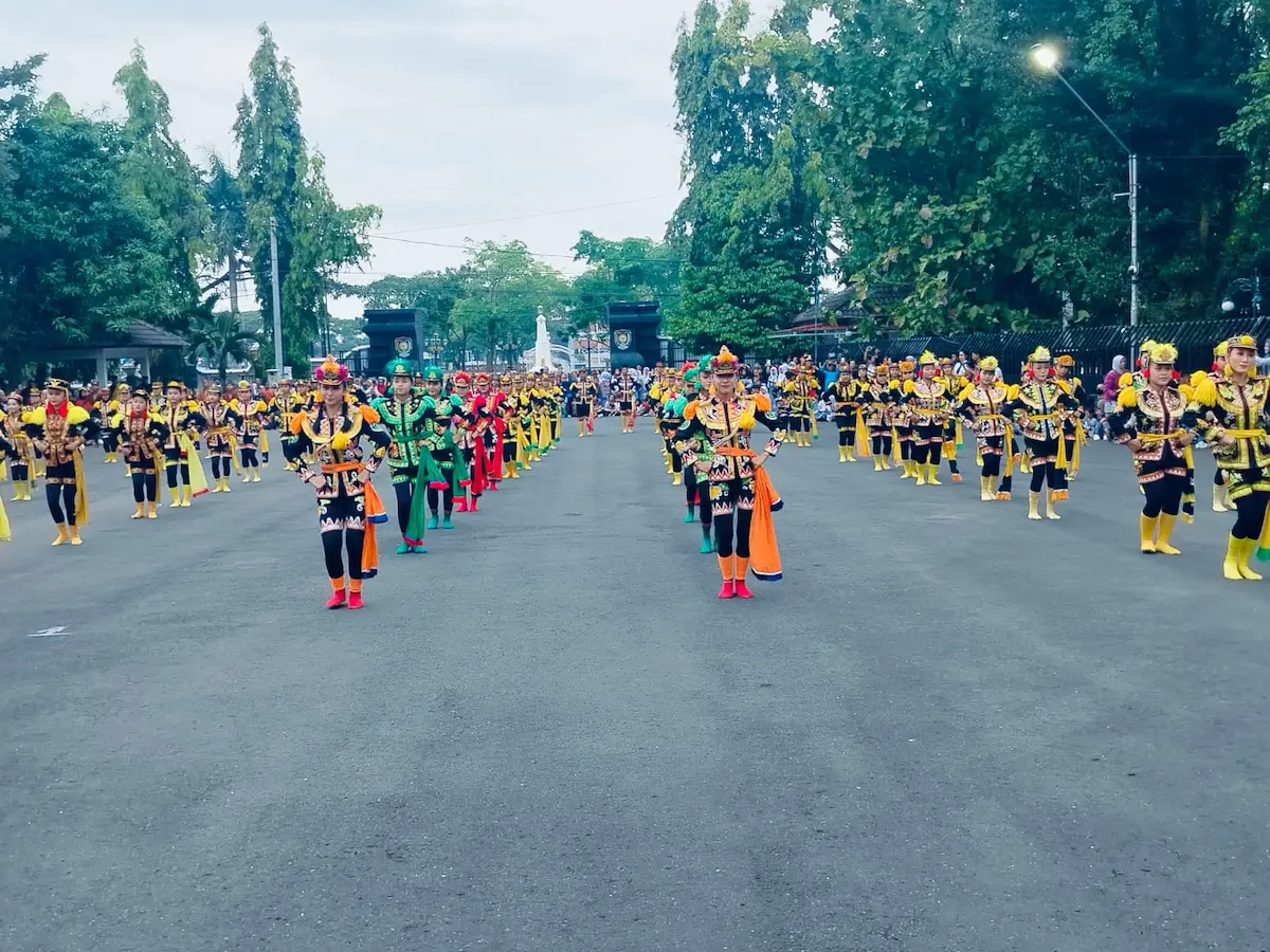 Ratusan Penari Lestarikan Tari Ndolalak di Pendopo Bupati Purworejo