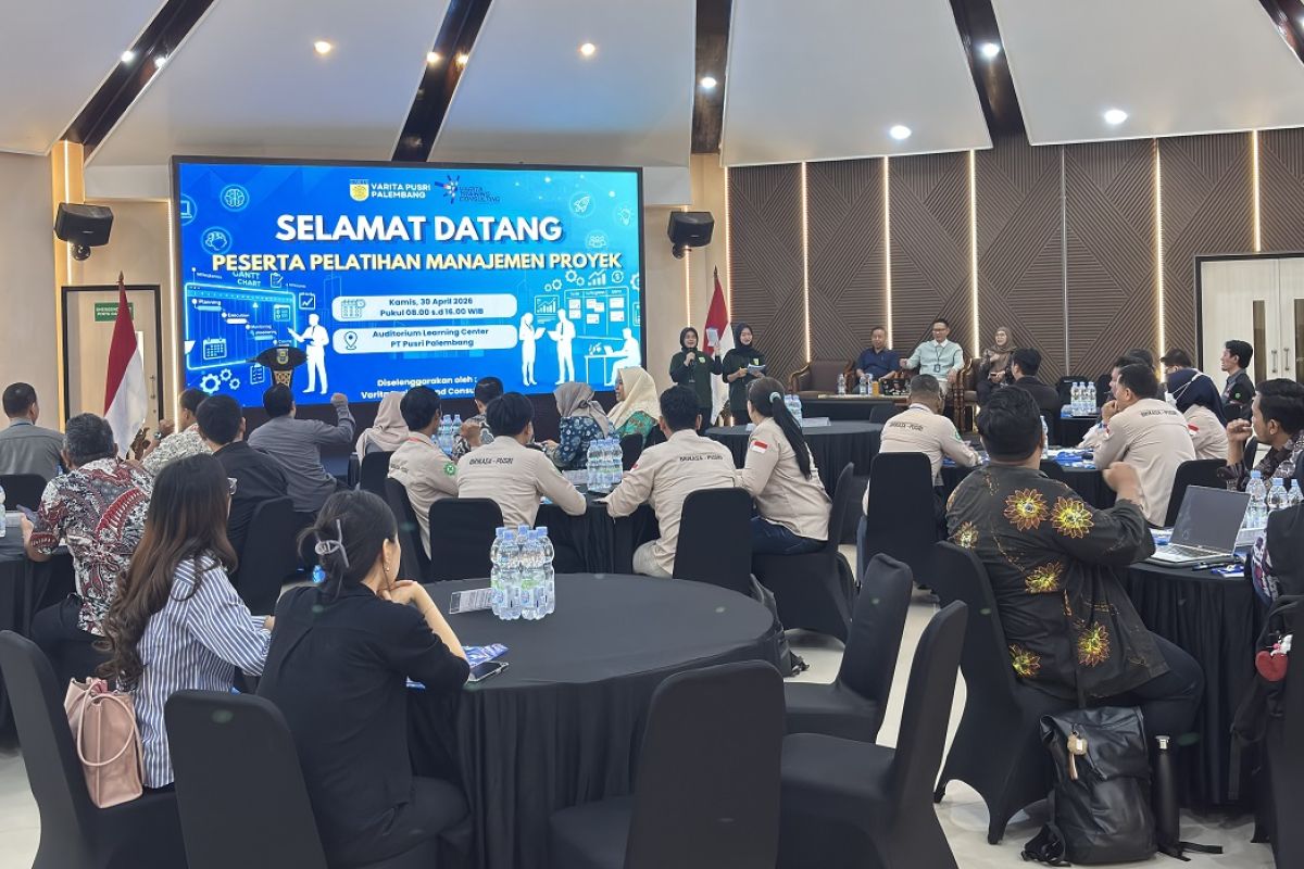 Varita Pusri Latih 50 Profesional Palembang Manajemen Proyek Industri