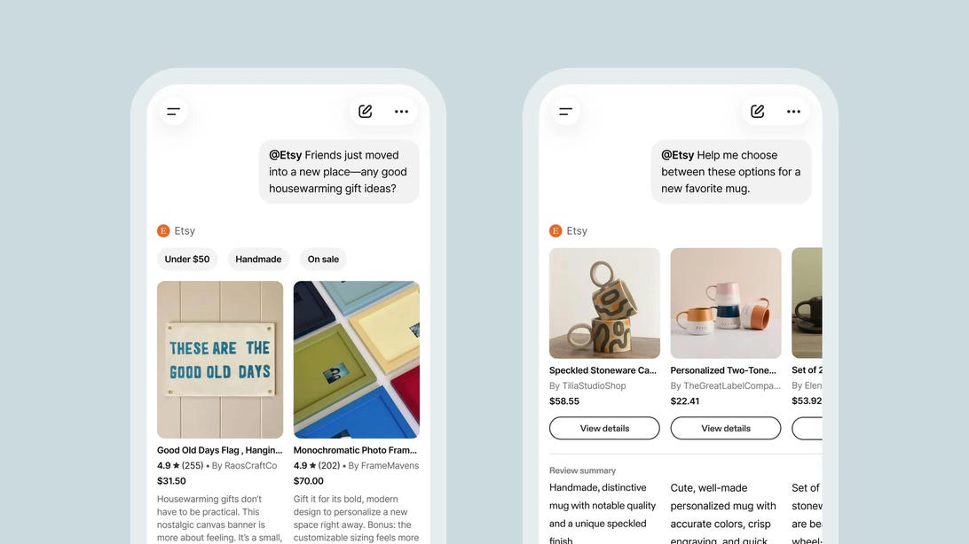 Etsy Rilis Aplikasi di ChatGPT, Incar Data Perilaku Belanja AI