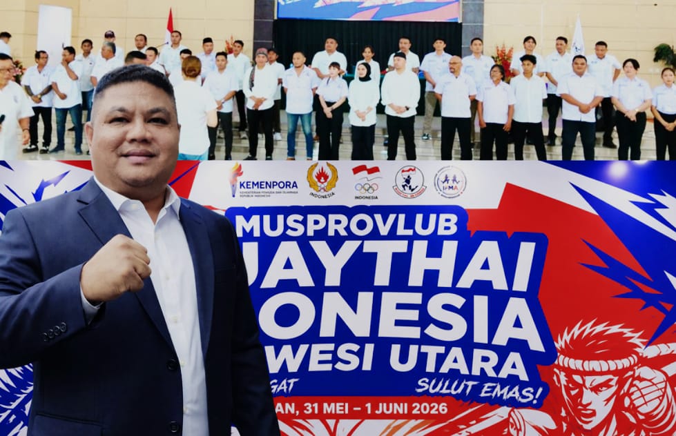 Muaythai Bitung Bidik Prestasi Dunia Usai Richaed Mamuntu Resmi Jadi Ketua