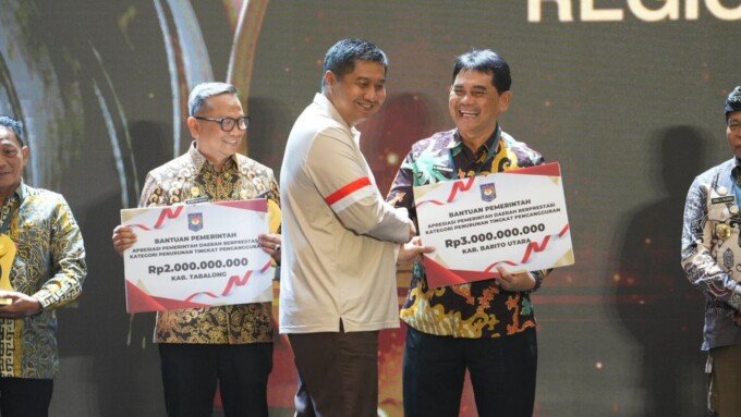 Barito Utara Raih Penghargaan Penurunan Pengangguran Terbaik Kalimantan 2026