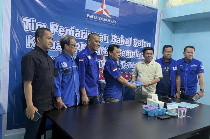 Anwar Hafid Daftar Musda V Demokrat Sulteng, Siap Pimpin Lanjutan