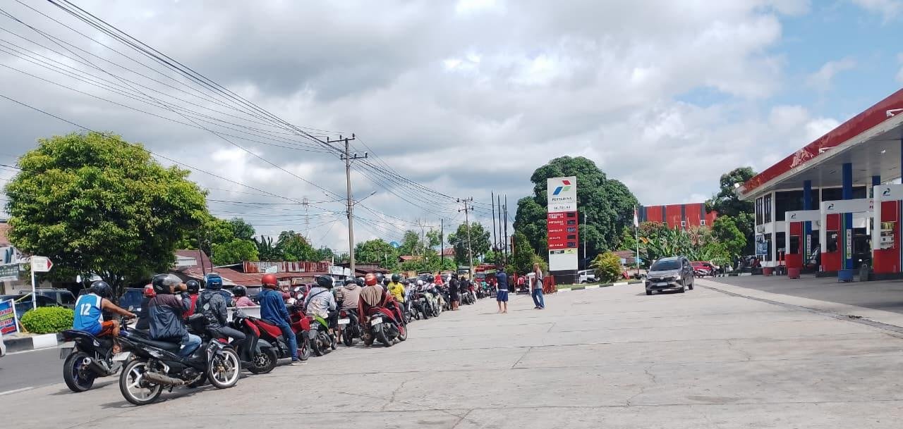 Pertamina Jamin Stok BBM Stabil di Palangka Raya Meski Antrean Meningkat
