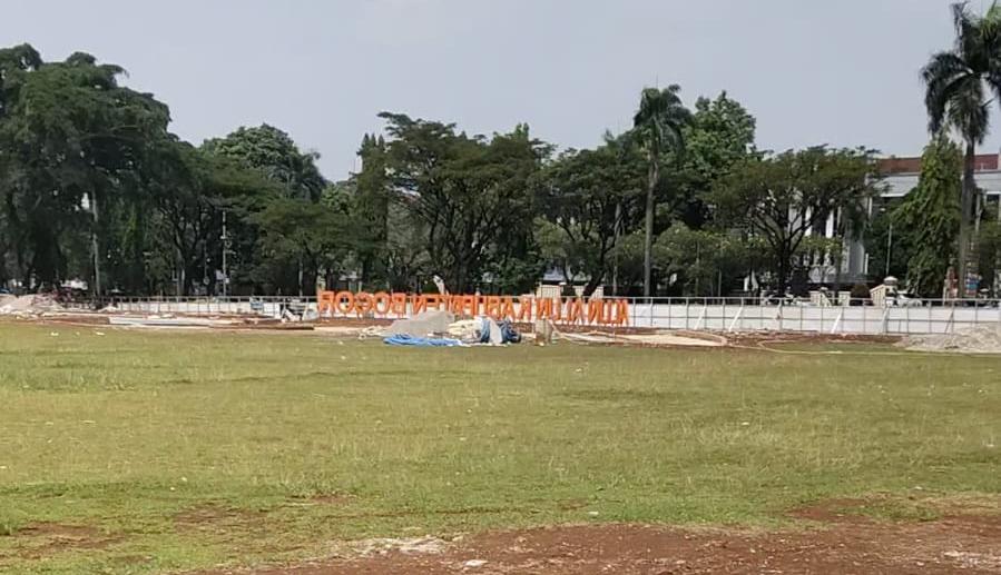 Alun-alun Tegar Beriman Bogor 50 Persen, Target Selesai Juni 2026