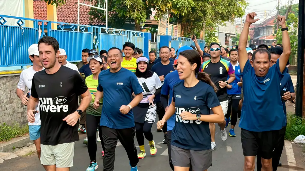 Ratusan Pelari di Pekalongan Kampanye Peduli Sungai Lewat Run for Rivers