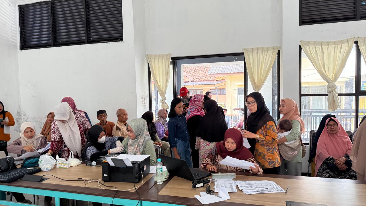 Dinkes Kota Sukabumi Layani Cek Kesehatan Gratis Bagi 123 Warga Citamiang