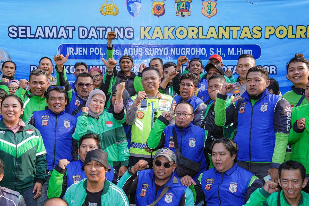 Polri Ubah Taktik Keselamatan Lalu Lintas, Libatkan Ojol Sebagai Pelopor