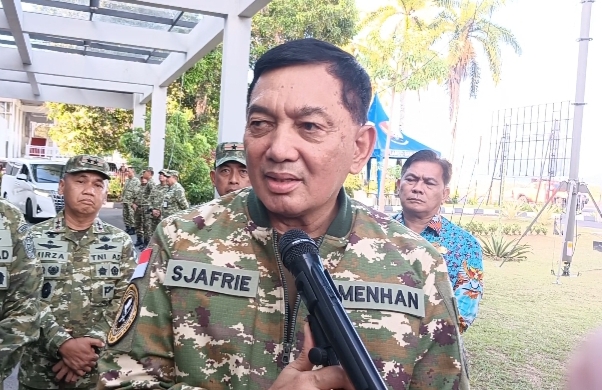 Menhan Sjafrie Jadikan Rindam XIII/Merdeka Model Prajurit di Bitung