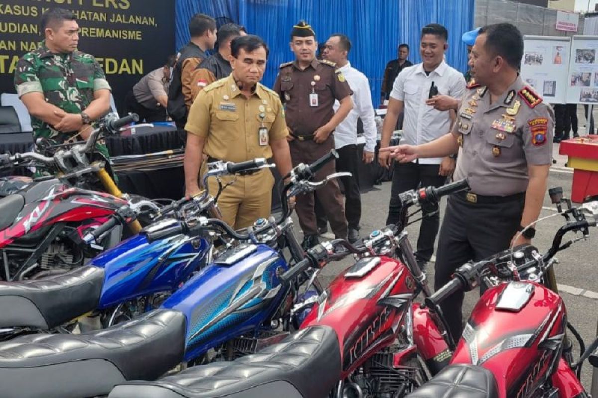 Polrestabes Medan Gembleng Pengembalian Kendaraan Kejahatan, Gratis Tanpa Ribet