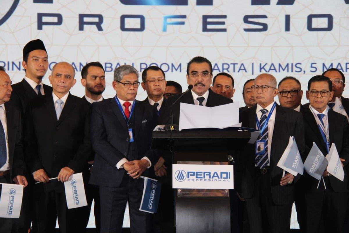 PERADI Profesional Lantik Pengurus Baru, Fokus Jaga Marwah Advokat