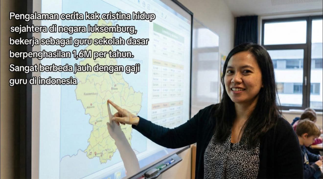 Cristina Guru Asal Indonesia di Luxembourg Kantongi Gaji Rp1,6 Miliar