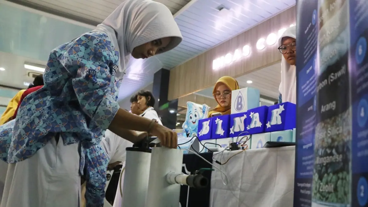 Siswa SMPN 5 Solo Ciptakan Alat Penjernih Air Berbasis IoT