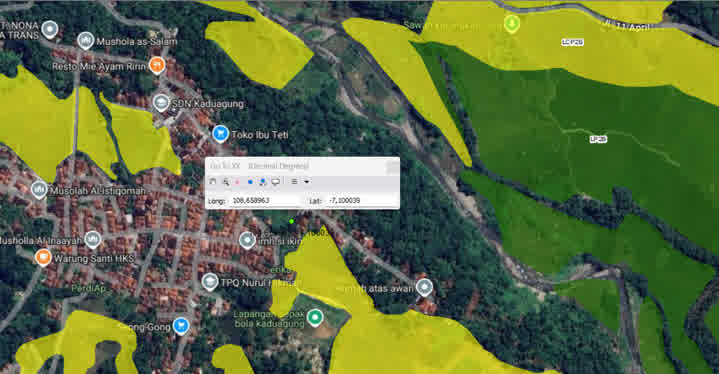 Lahan KDMP Kaduagung Bukan LP2B, PPL Kuningan Tunjukkan Bukti Koordinat